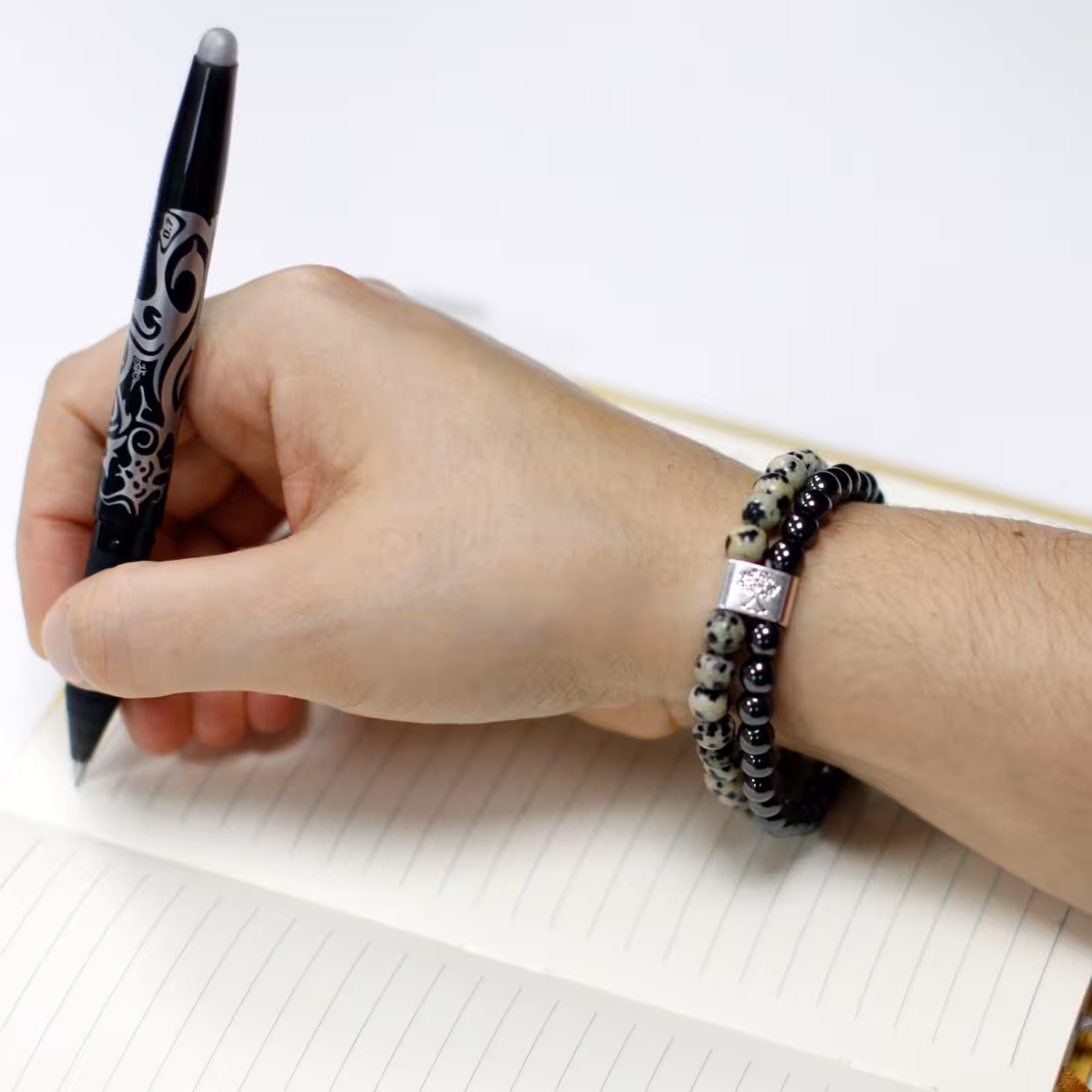 Magnetic Gemstone Bracelet – Dalmation Jasper | www.artisan-gifts.co.uk 7 Magnetic Gemstone Bracelet - Dalmation Jasper - Image 6