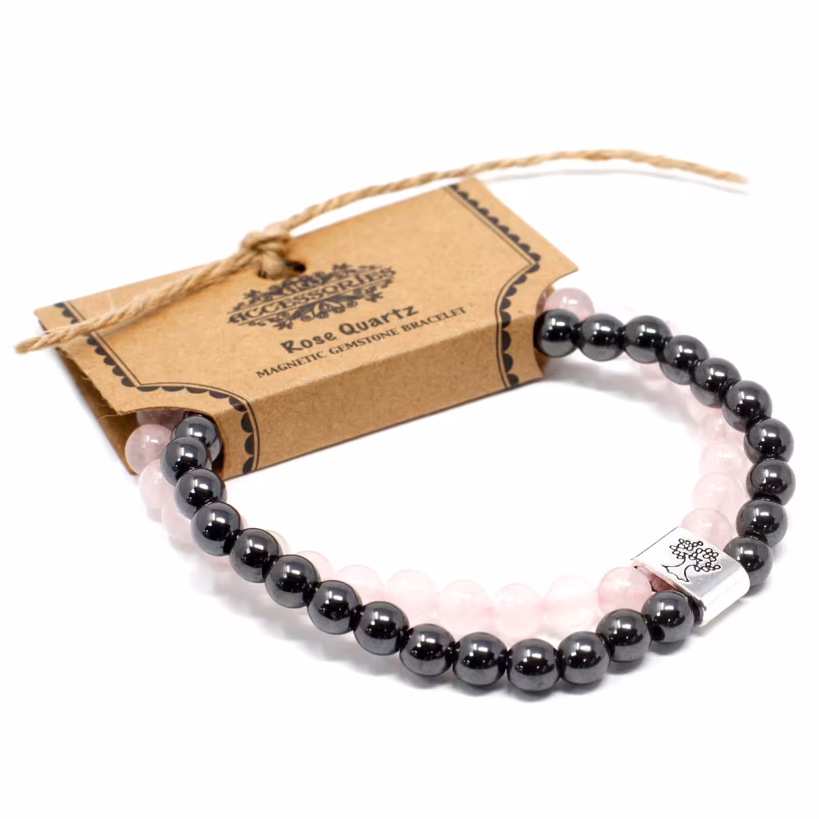 Magnetic Gemstone Bracelet – Rose Quartz | www.artisan-gifts.co.uk 3 Magnetic Gemstone Bracelet - Rose Quartz - Image 2
