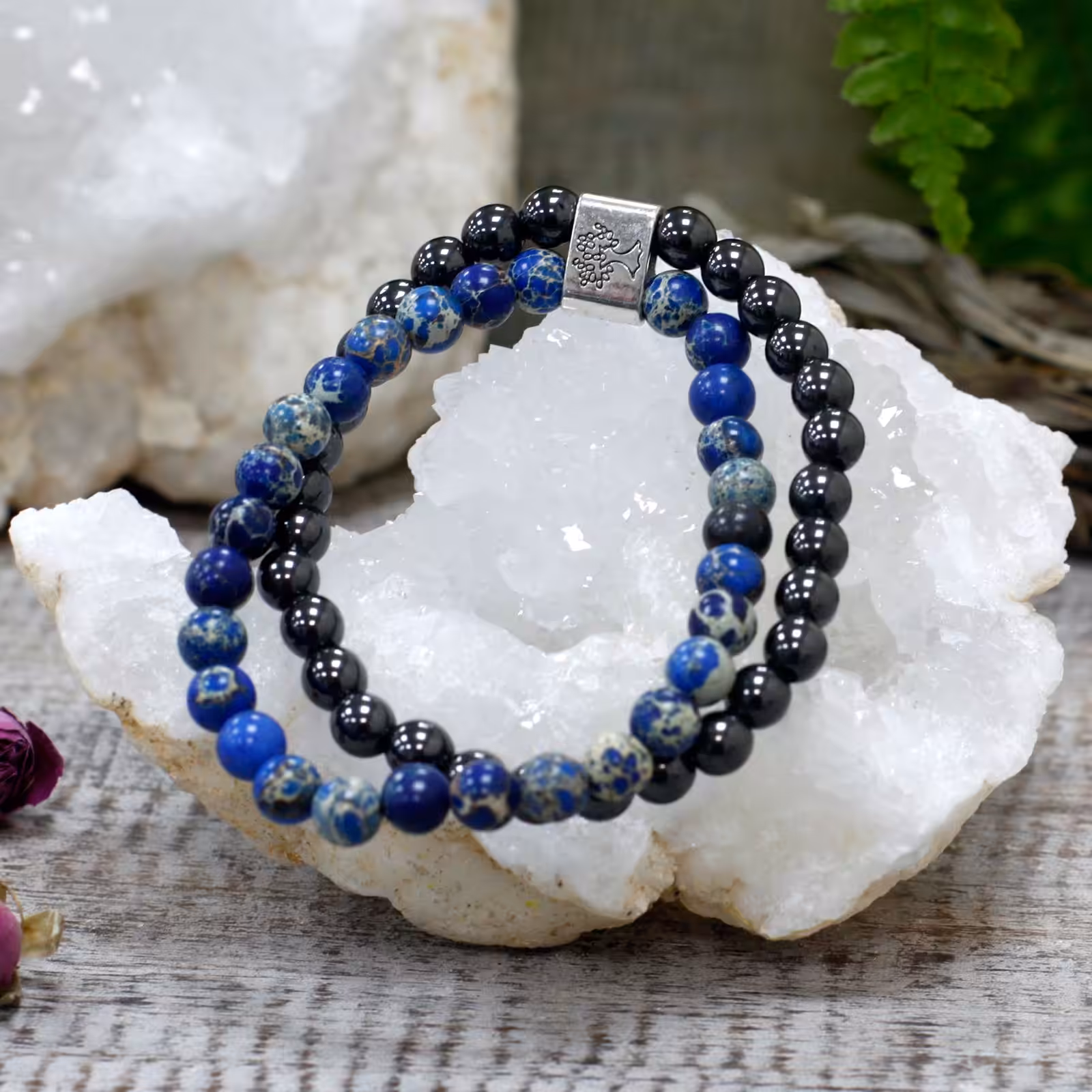 Magnetic Gemstone Bracelet – Sodalite | www.artisan-gifts.co.uk 6 Magnetic Gemstone Bracelet - Sodalite - Image 5