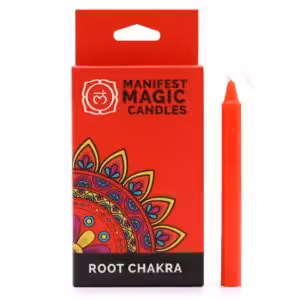 Manifest Magic Candles (pack of 12) - Red - Root Chakra