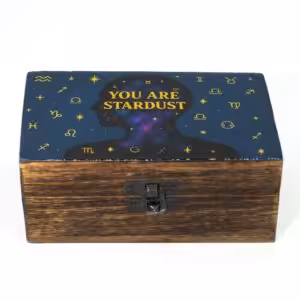 Medium Enamelled Box  - You are Stardust
