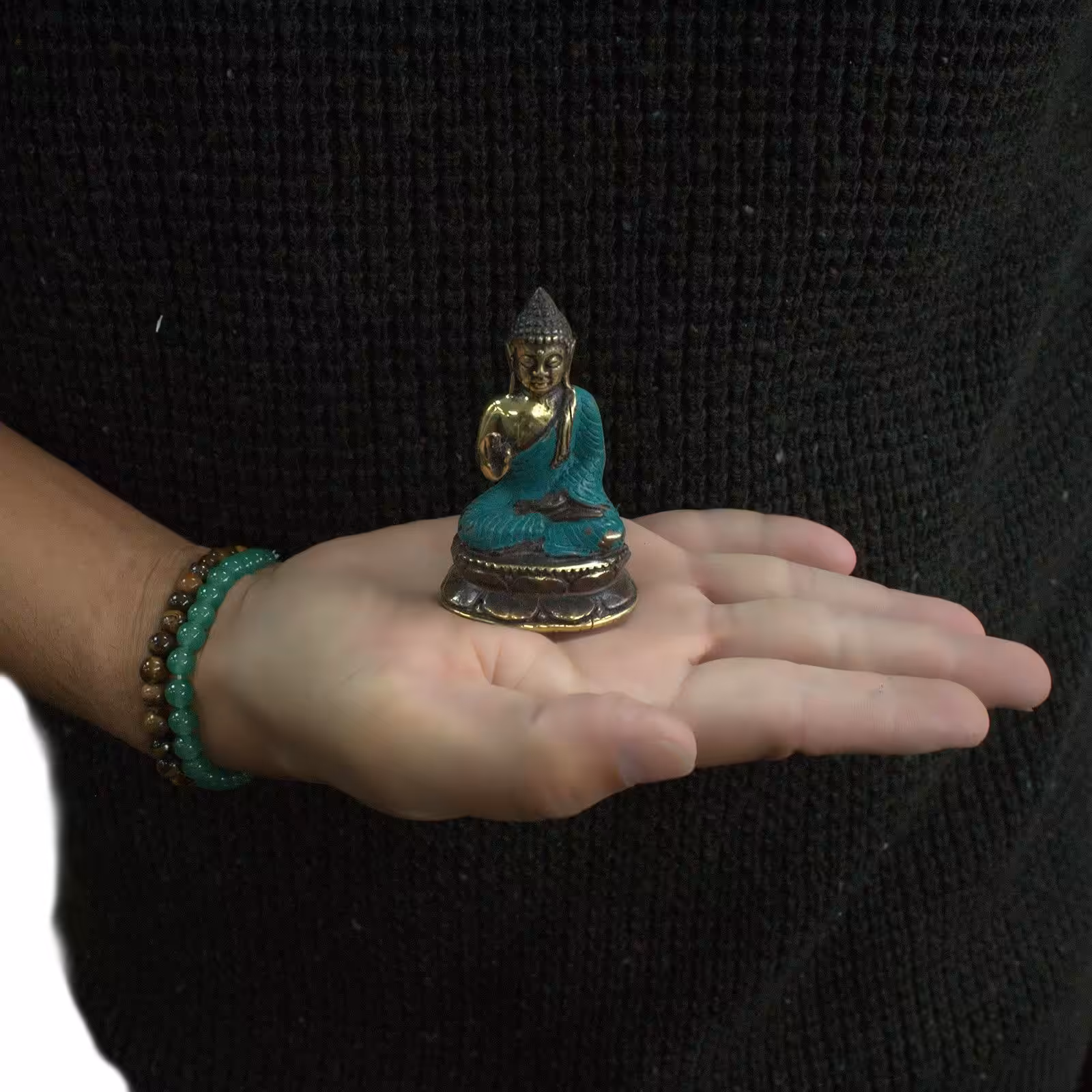 Mini Hand Up Sitting Buddha | www.artisan-gifts.co.uk 2 Mini Hand Up Sitting Buddha