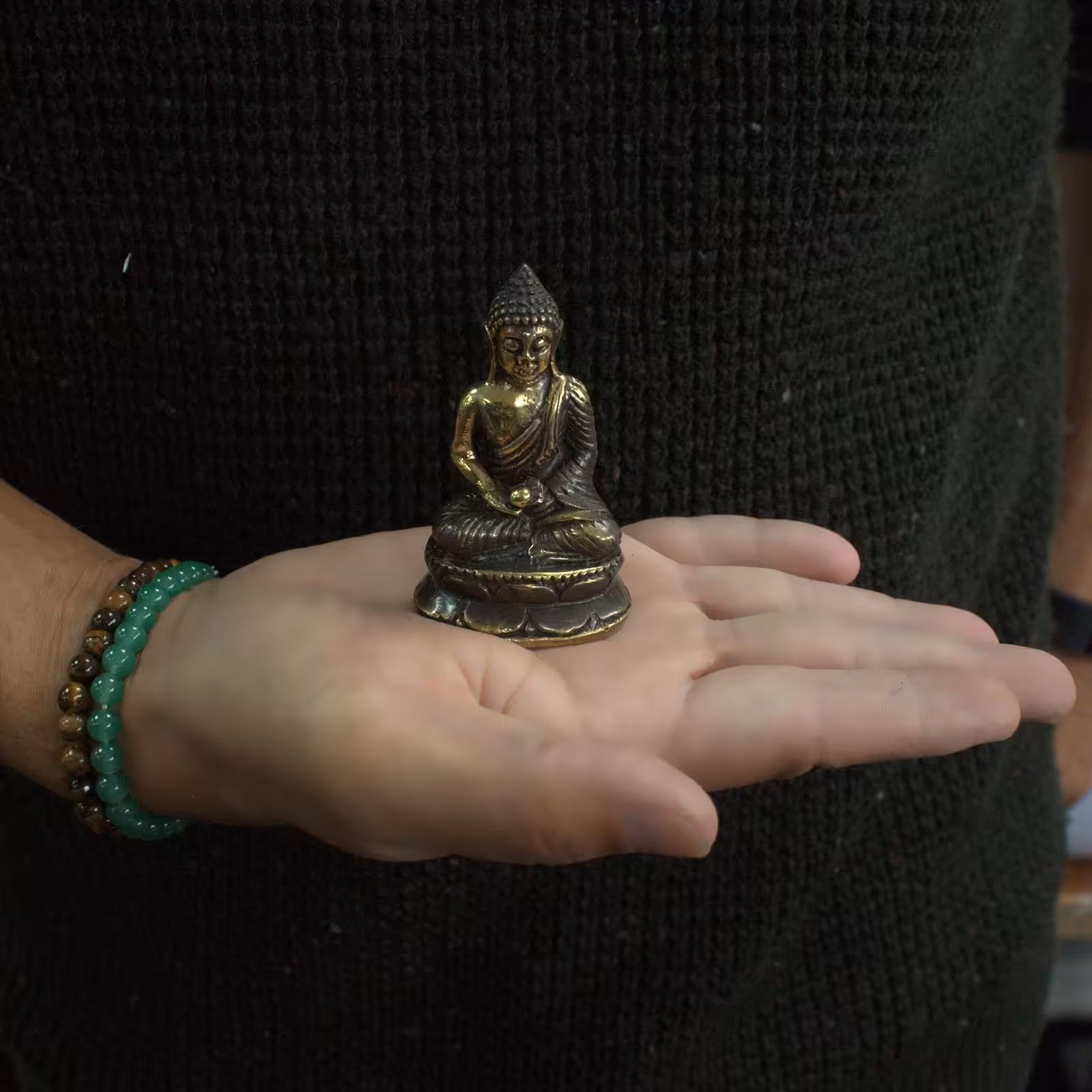 Mini Meditating Sitting Buddha | www.artisan-gifts.co.uk 3 Mini Meditating Sitting Buddha - Image 2