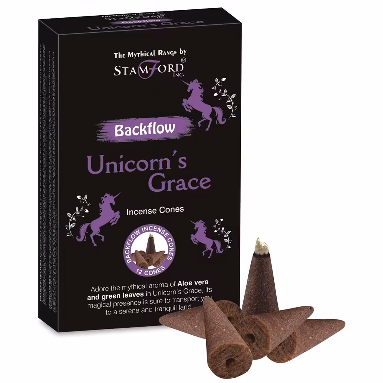 Mythical Backflow Cones – Unicorn Grace | www.artisan-gifts.co.uk 2 Mythical Backflow Cones - Unicorn Grace
