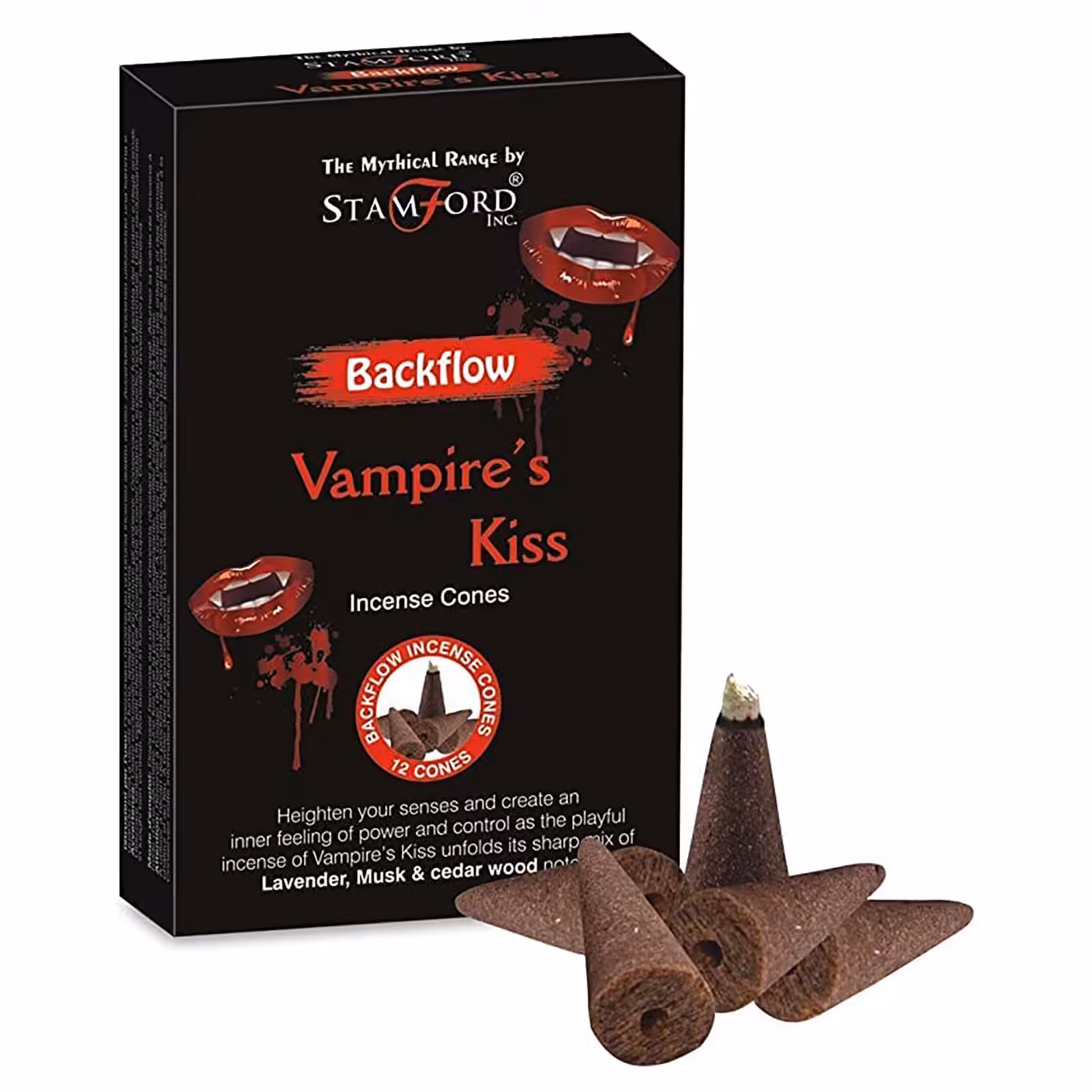 Mythical Backflow Cones – Vampire Kiss | www.artisan-gifts.co.uk 2 Mythical Backflow Cones - Vampire Kiss