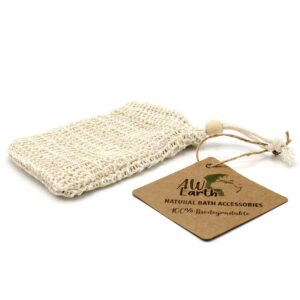 Nature Soap Bag – Washed Jute | www.artisan-gifts.co.uk 1