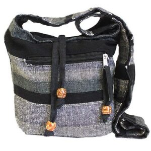 Nepal Sling Bag – Mountain Granite | www.artisan-gifts.co.uk 1