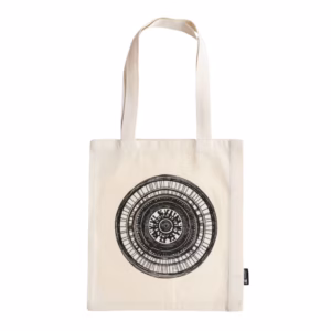 Nomad Sari Iconic Basic Tote Bag - Urban Mandala - Natural 4oz
