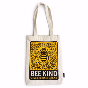 Nomad Sari Iconic Toni Tote Bag - Bee Kind - Natural 10oz