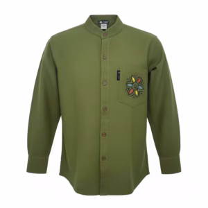 Nomad Sari Kathmandu Shirt - Forest Green - Medium