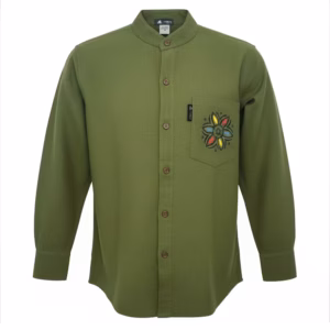 Nomad Sari Kathmandu Shirt - Forest Green - XL