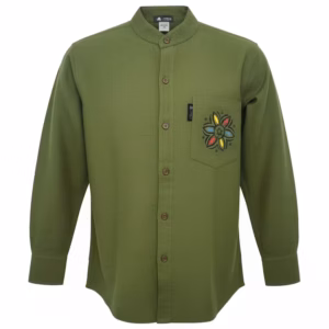 Nomad Sari Kathmandu Shirt - Forest Green - XXL