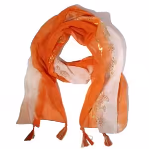Nomad Sari Summer Turtle Print Scarf - Coral (180x50cm)