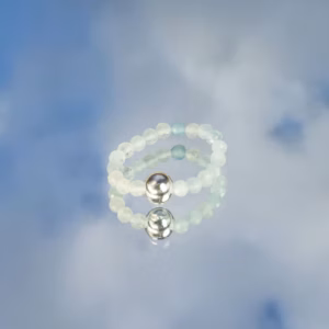 Nymph Spirit Gemstone Ring Set - Endless Ocean