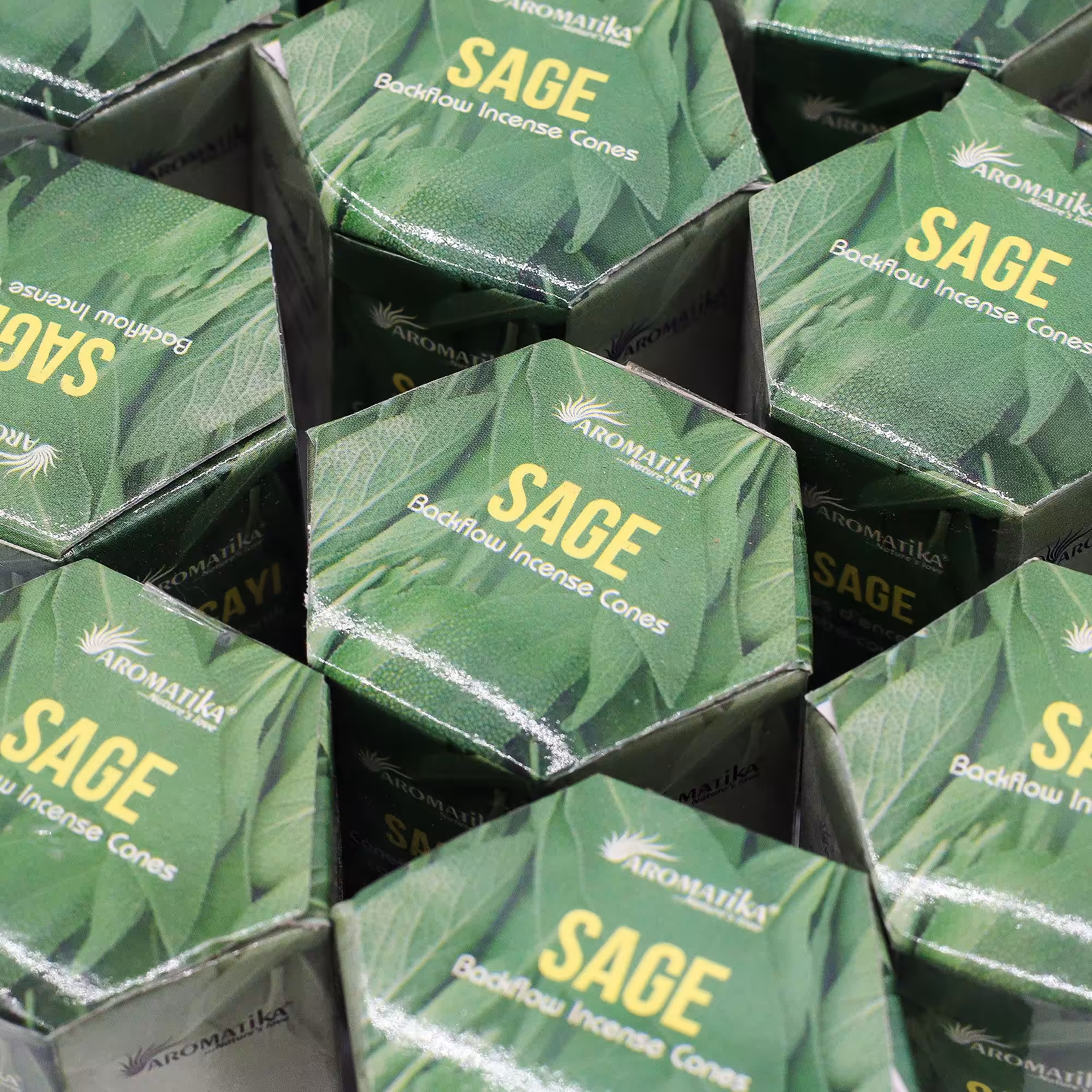 Pack of 10 Masala Backflow Incense – Sage | www.artisan-gifts.co.uk 7 Pack of 10 Masala Backflow Incense - Sage - Image 6