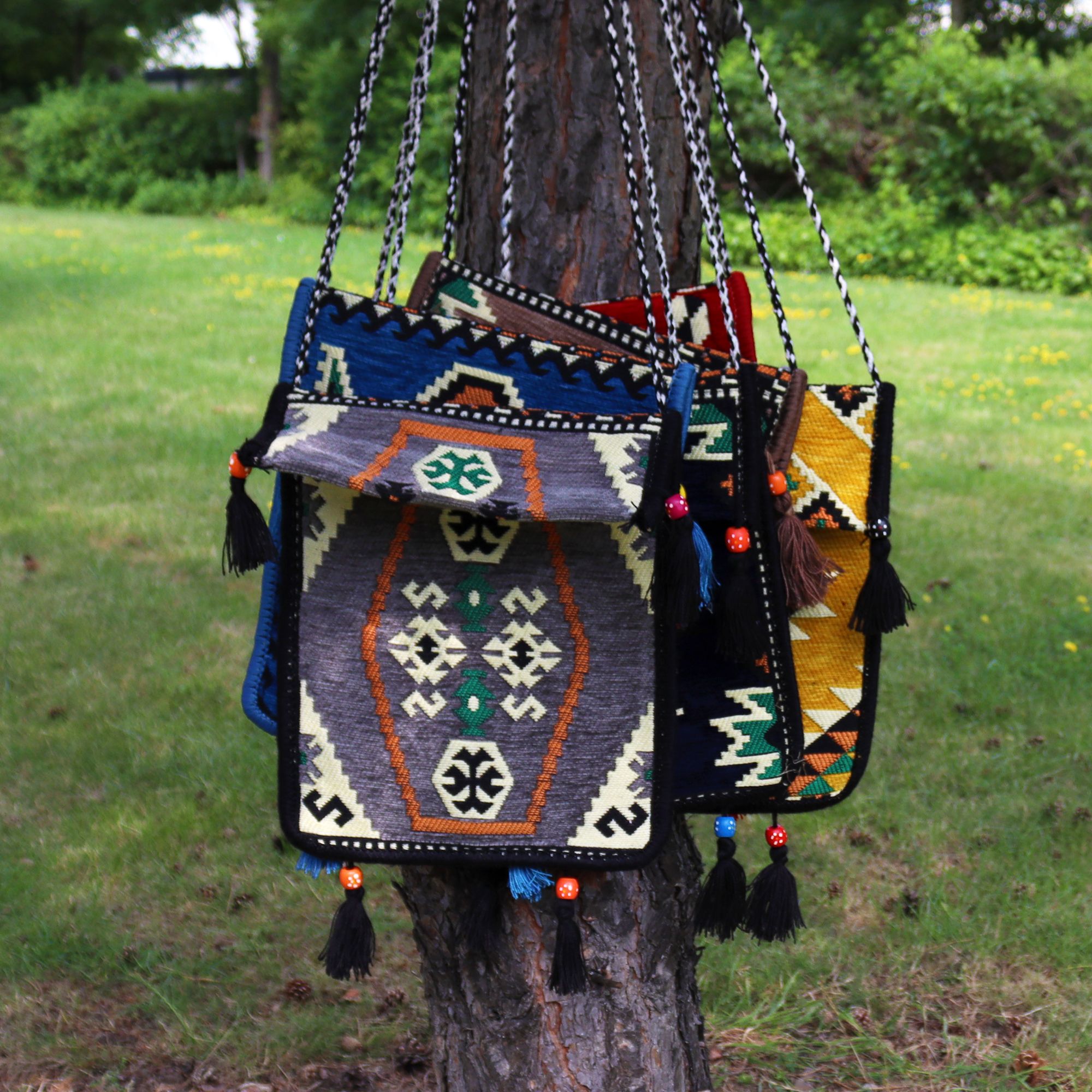 Pale Grey Kilim Messenger Festival Bag | www.artisan-gifts.co.uk 6 Pale Grey Kilim Messenger Festival Bag | www.artisan-gifts.co.uk 5