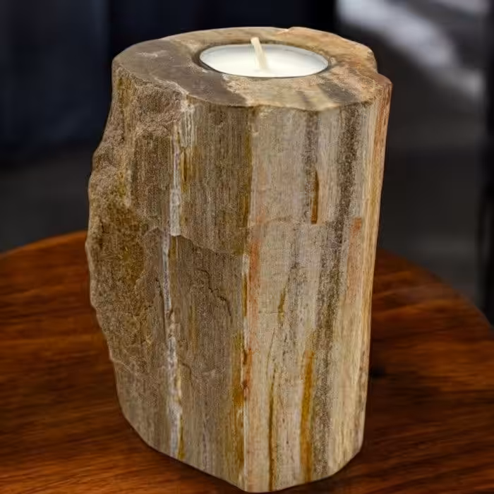 Petrified Wood Candle Holder – Single Tall | www.artisan-gifts.co.uk 6 Petrified Wood Candle Holder – Single Tall | www.artisan-gifts.co.uk 5