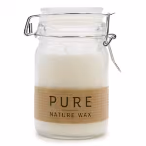 Pure Olive Wax Jar Candle 120×70 – White | www.artisan-gifts.co.uk 1