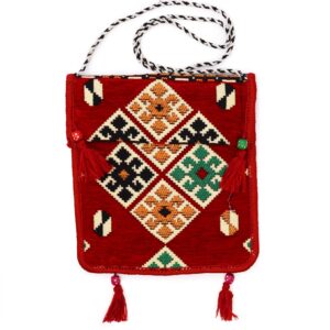 Red Kilim Messenger Festival Bag | www.artisan-gifts.co.uk 1