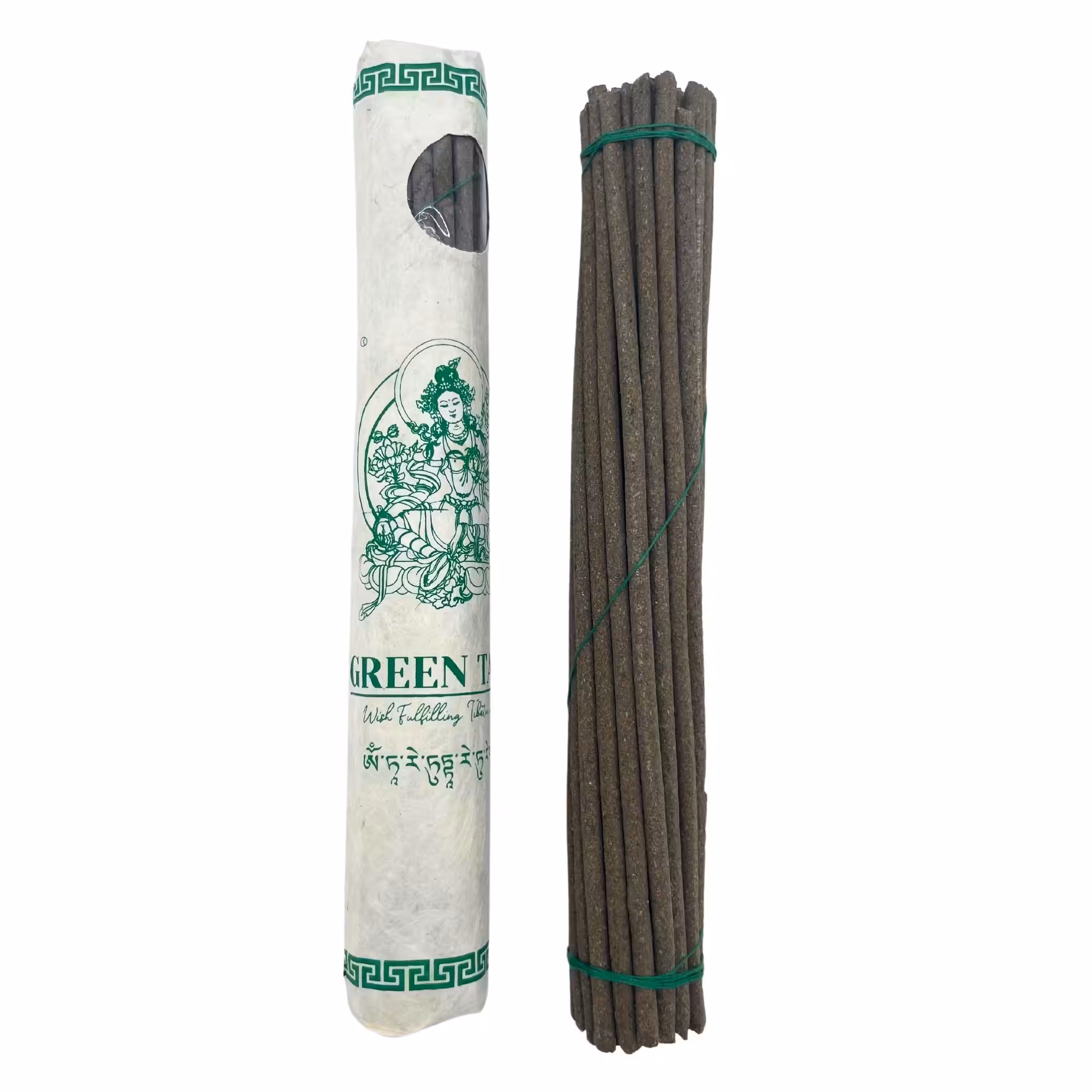 Rolled Pack of 30 Premium Tibetan Incense – Green Tara | www.artisan-gifts.co.uk 2 Rolled Pack of 30 Premium Tibetan Incense - Green Tara