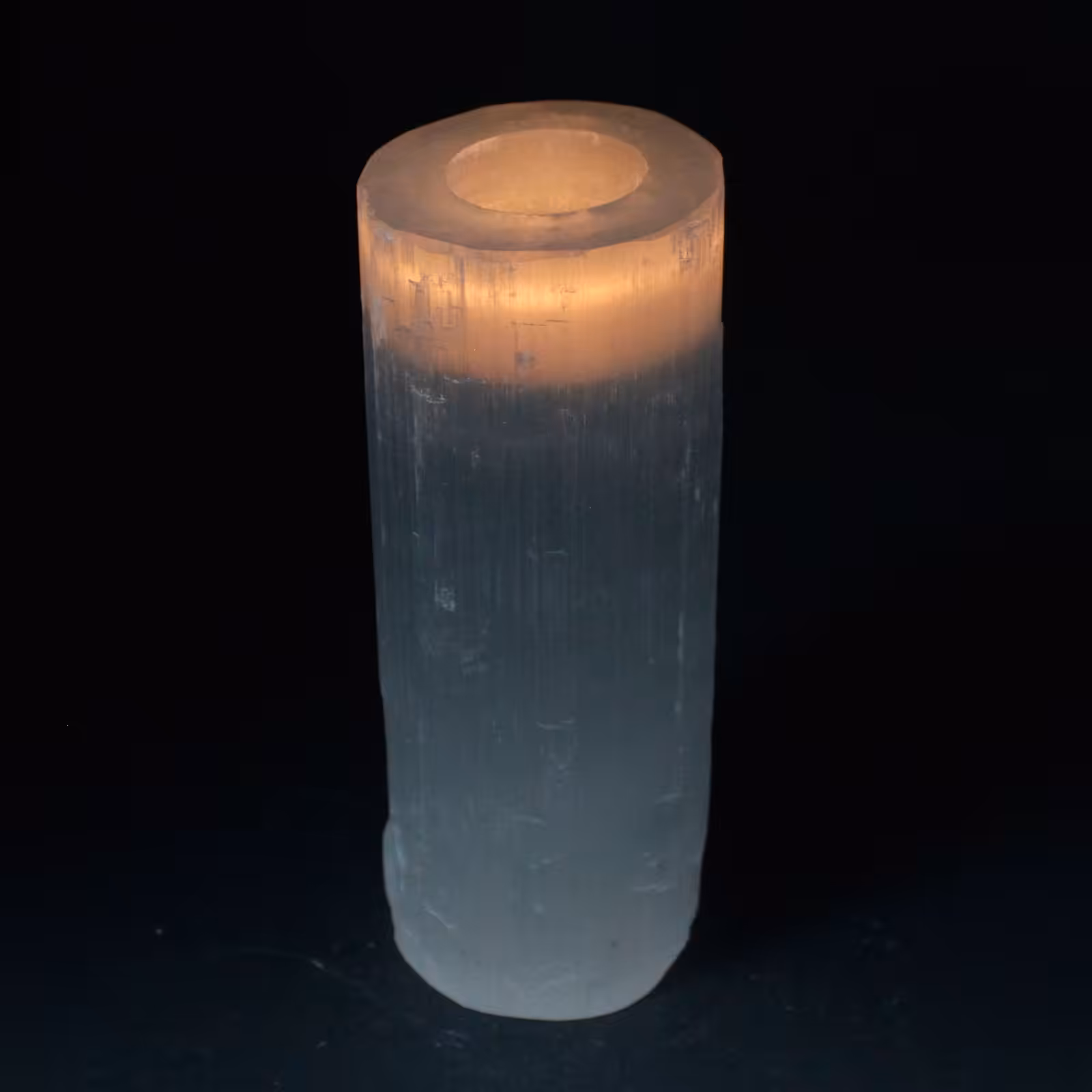 Selenite Cylinder Candle Holder – 20 cm | www.artisan-gifts.co.uk 3 Selenite Cylinder Candle Holder – 20 cm | www.artisan-gifts.co.uk 2