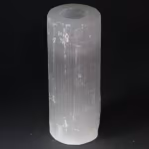 Selenite Cylinder Candle Holder – 20 cm | www.artisan-gifts.co.uk 1