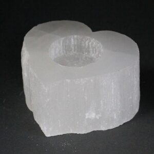 Selenite Heart Candle Holder | www.artisan-gifts.co.uk 1