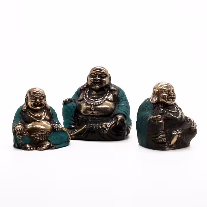 Set of 3 – Happy Buddha’s (asst sizes) | www.artisan-gifts.co.uk 2 Set of 3 - Happy Buddha's (asst sizes)