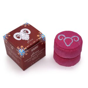 Set of Zodiac Bath Fizzers with Horoscope –  Aries | www.artisan-gifts.co.uk 1