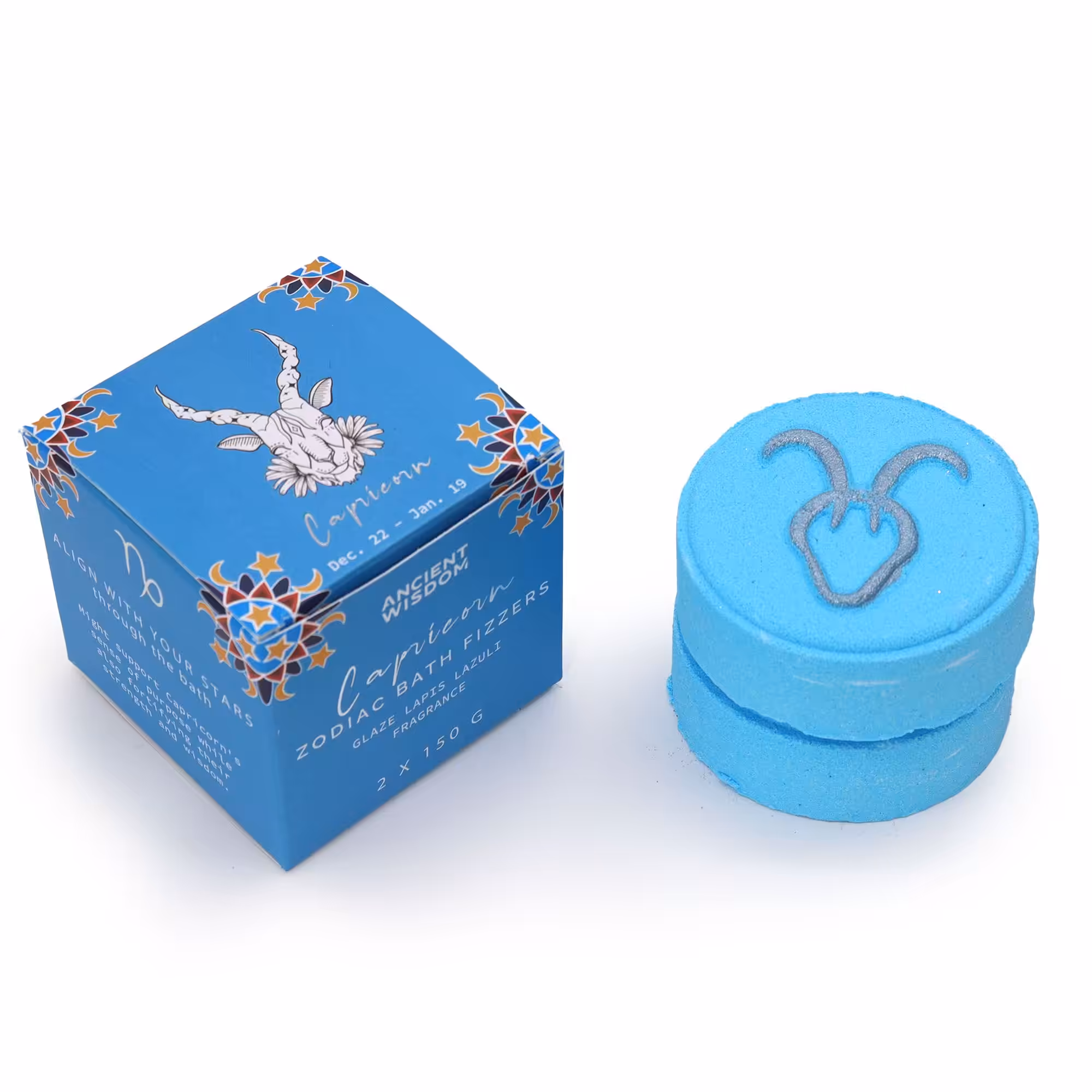 Set of Zodiac Bath Fizzers with Horoscope – Capricorn | www.artisan-gifts.co.uk 2 Set of Zodiac Bath Fizzers with Horoscope – Capricorn | www.artisan-gifts.co.uk 1
