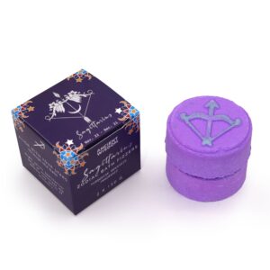 Set of Zodiac Bath Fizzers with Horoscope – Sagittarius | www.artisan-gifts.co.uk 1