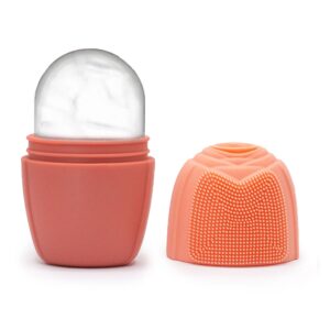 Silicone Ice Face Roller – roller – peach | www.artisan-gifts.co.uk 1