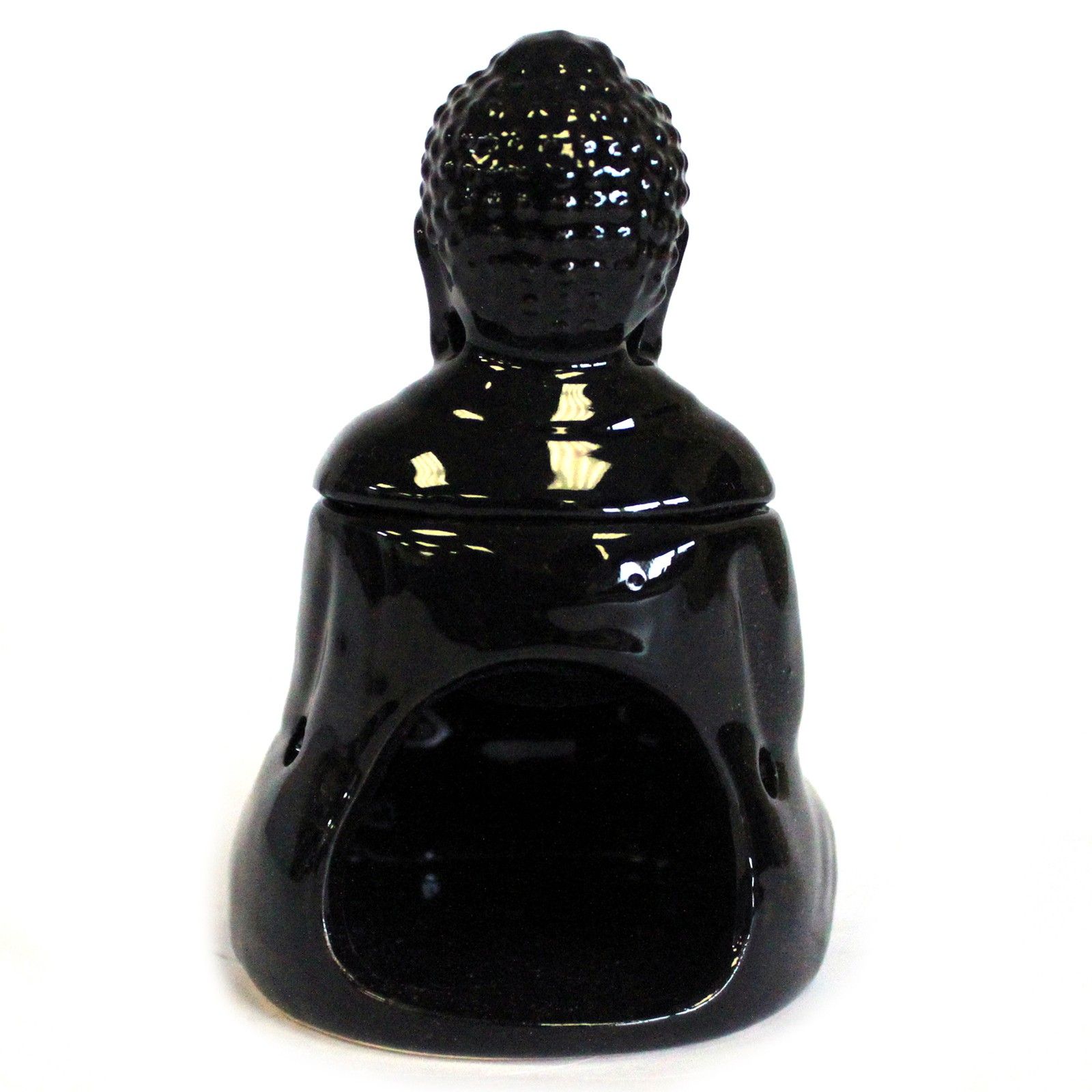 Sitting Buddha Oil Burner – Black | www.artisan-gifts.co.uk 2 Sitting Buddha Oil Burner – Black | www.artisan-gifts.co.uk 1