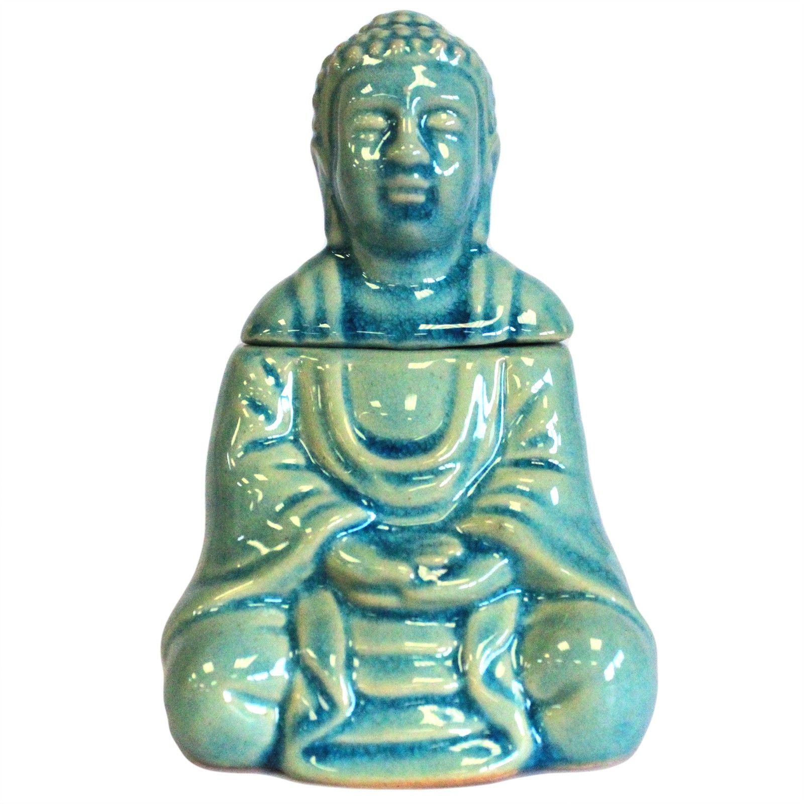 Sitting Buddha Oil Burner – Blue | www.artisan-gifts.co.uk 3 Sitting Buddha Oil Burner – Blue | www.artisan-gifts.co.uk 2