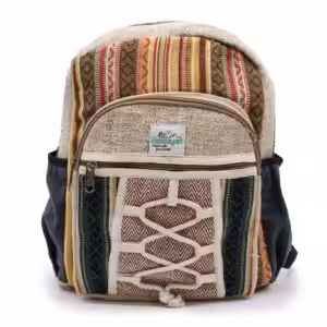 Small Backpack – Rope & Pockets Style | www.artisan-gifts.co.uk 1