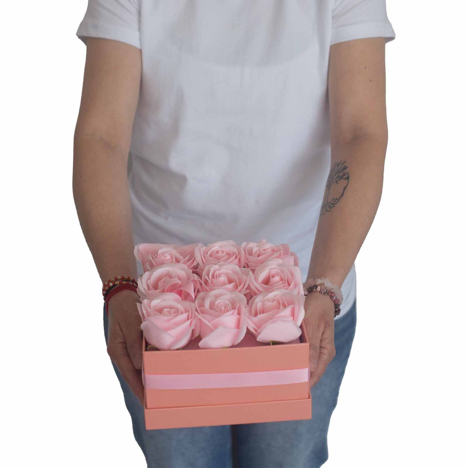 Soap Flower Gift Bouquet – 13 Pink Roses – Heart | www.artisan-gifts.co.uk 9 Soap Flower Gift Bouquet – 13 Pink Roses – Heart | www.artisan-gifts.co.uk 8