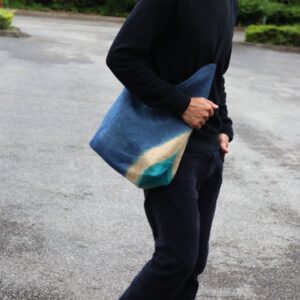 Soft Blend Shoulder Tote – Denim Blue | www.artisan-gifts.co.uk 1