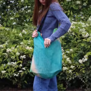 Soft Blend Shoulder Tote – Teal | www.artisan-gifts.co.uk 1