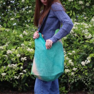 Soft Blend Shoulder Tote – Teal | www.artisan-gifts.co.uk 1
