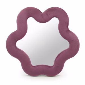 Soft Squiggly Mirror – Star – Mauve (33x31x2.3cm)