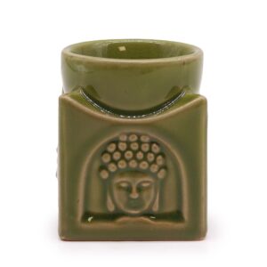 Square Buddha Burner – Light Jade | www.artisan-gifts.co.uk 1