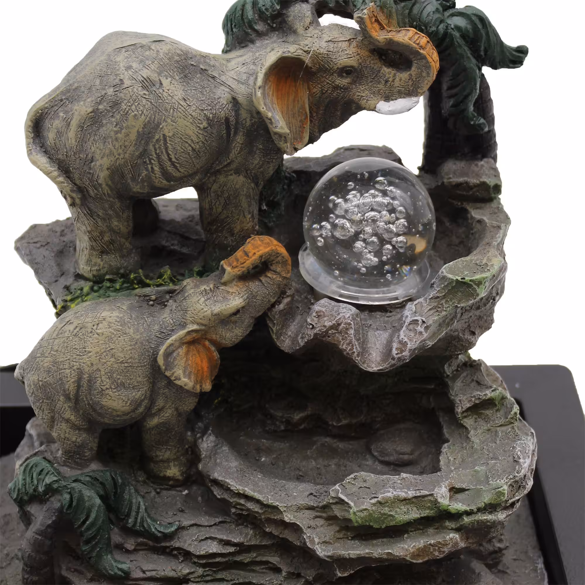 Tabletop Water Feature – 30cm – Elephant Family | www.artisan-gifts.co.uk 6 Tabletop Water Feature - 30cm - Elephant Family - Image 5