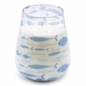 Tall Glass Jar Candles – Seabreeze | www.artisan-gifts.co.uk Tall Glass Jar Candles - Seabreeze