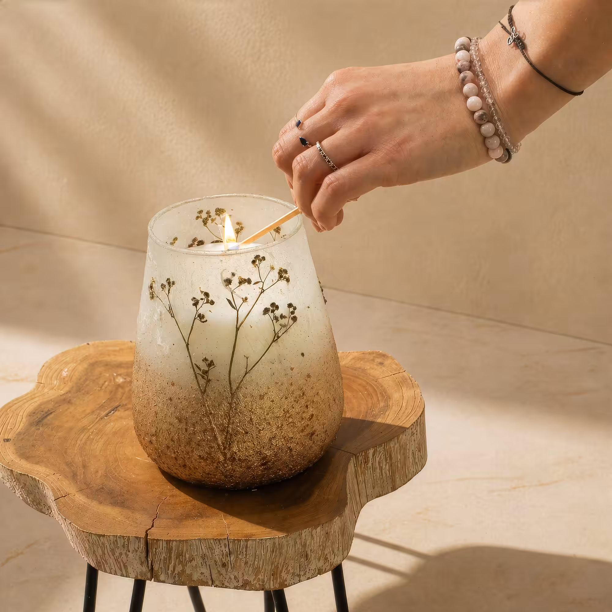 Tall Glass Jar Candles – Wildlight Woods | www.artisan-gifts.co.uk 2 Tall Glass Jar Candles - Wildlight Woods