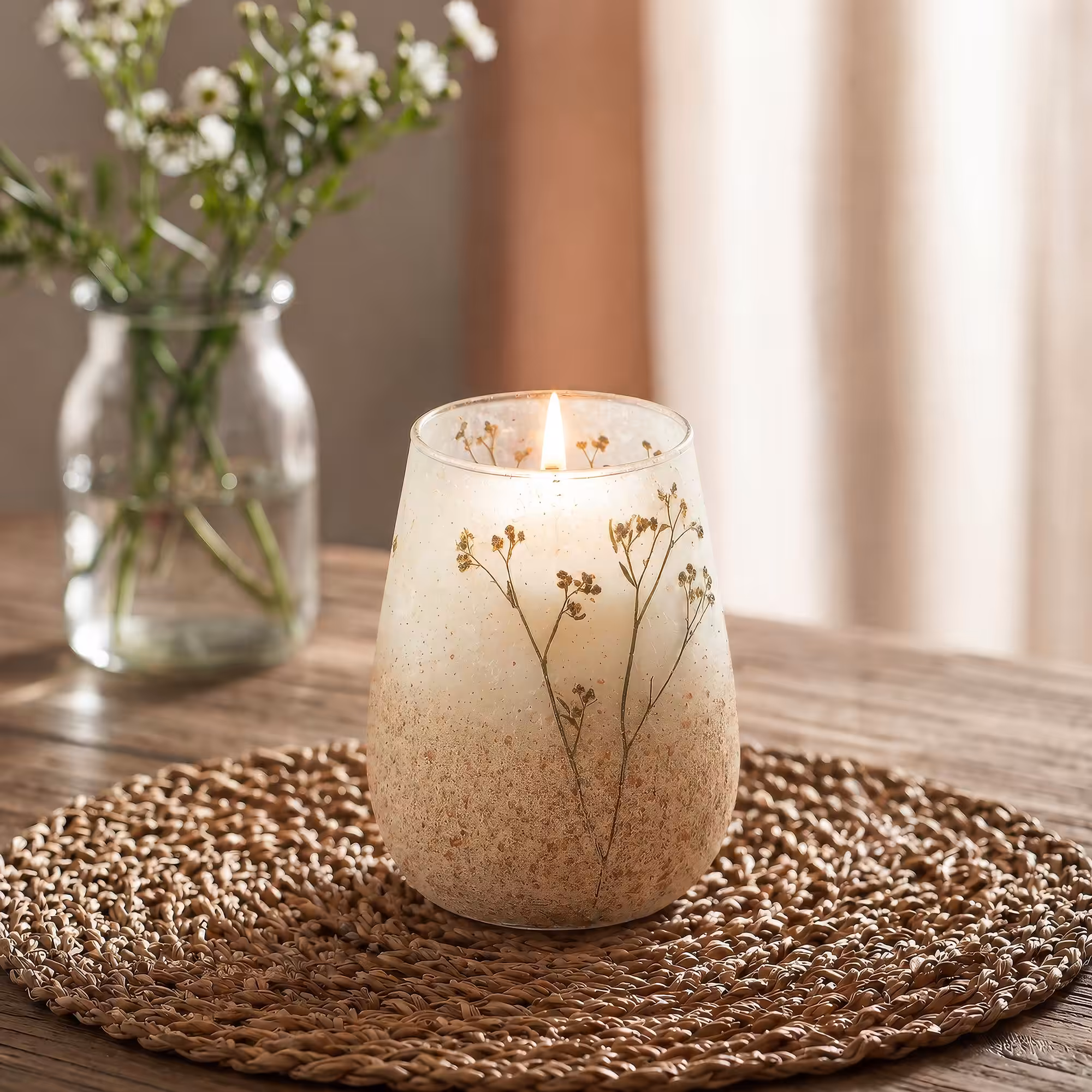 Tall Glass Jar Candles – Wildlight Woods | www.artisan-gifts.co.uk 4 Tall Glass Jar Candles - Wildlight Woods - Image 3