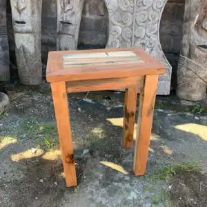 Tall Table – Display Stand  – Recycled Wood | www.artisan-gifts.co.uk