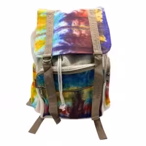 Tiedye Hemp Large Square Backpack | www.artisan-gifts.co.uk 1