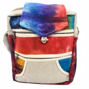 Tiedye Hemp Messegner Bag 2 Zip & Flop | www.artisan-gifts.co.uk 1