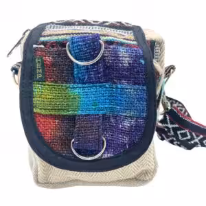 Tiedye Hemp Messenger Bag | www.artisan-gifts.co.uk 1