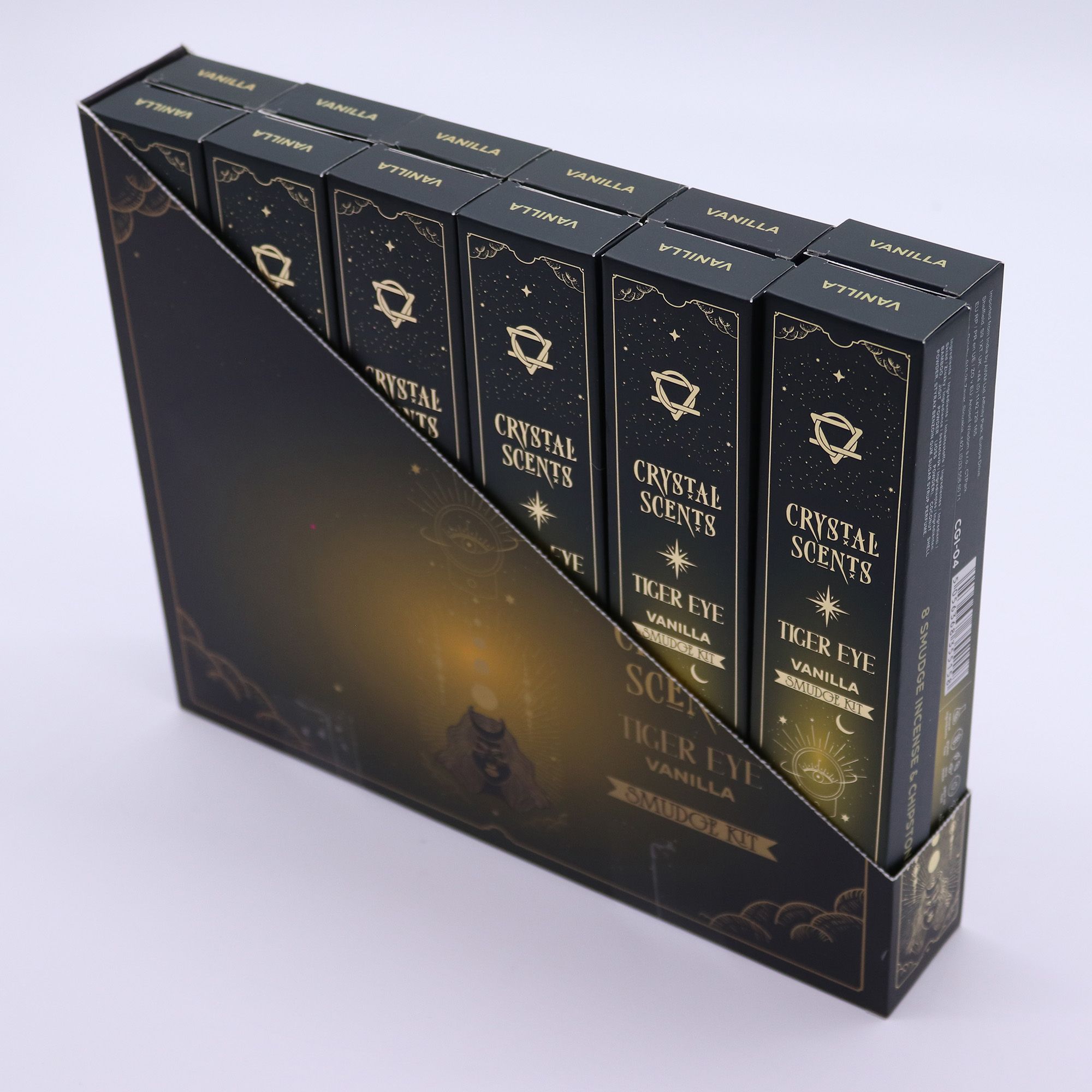 Tiger Eye Crystal Scents Smudge Incense – Vanilla | www.artisan-gifts.co.uk 4 Tiger Eye Crystal Scents Smudge Incense - Vanilla - Image 3